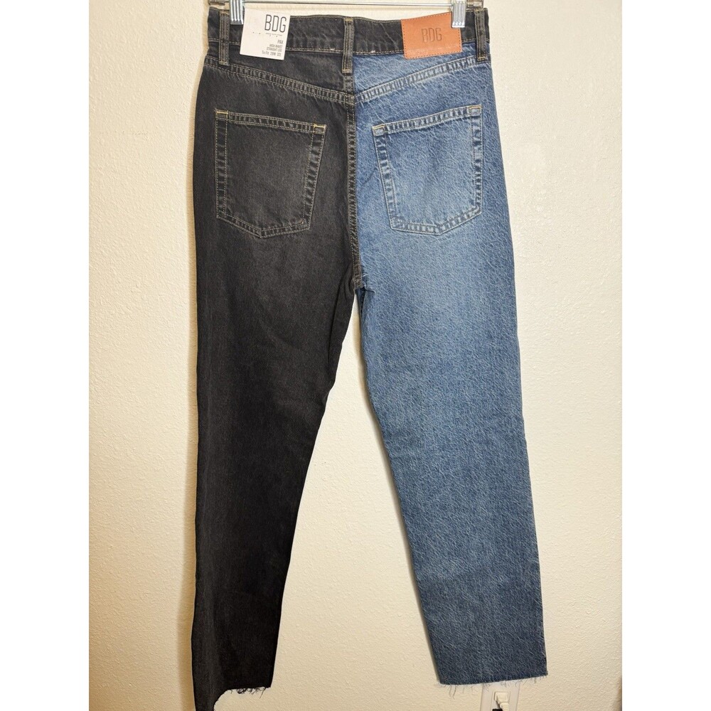BDG Urban Outfitters Pax Two-Tone Jeans W28 L32 Blue Black Denim NWT - Picture 9 of 16